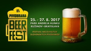 PIVOBRANA BEER FEST 31.8 - 2. 9. 2018 BRATISLAVA - RUŽINOV