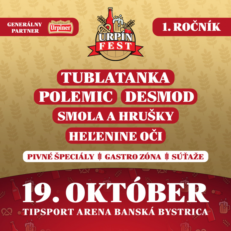 URPÍN FEST 2024 - 19. 10. 2024 BANSKÁ BYSTRICA